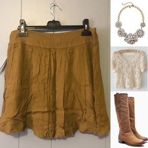 💖 NWT OLD NAVY LINNED GREEN SKIRT 💖